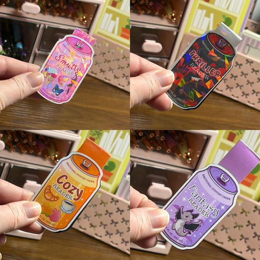 Bookish Themed Magnetic Bookmarks